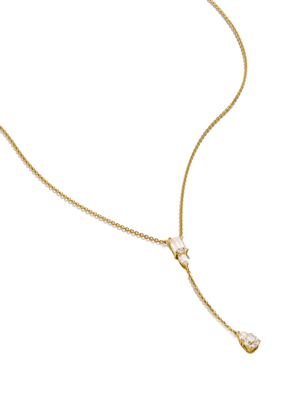 Thomas Sabo zirconia Y-shape necklace - Oro