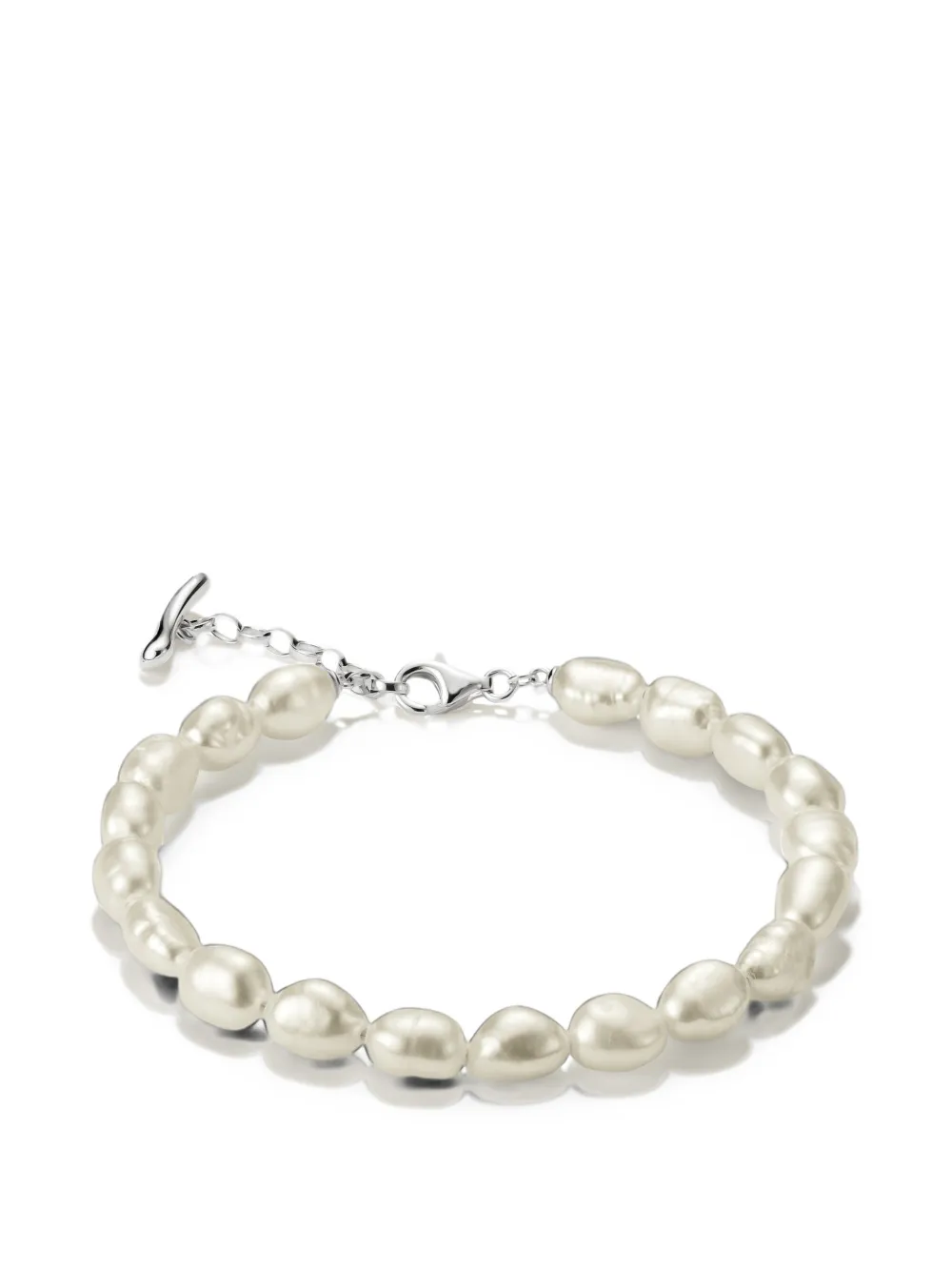 Thomas Sabo freshwater-pearl sterling-silver bracelet - Bianco