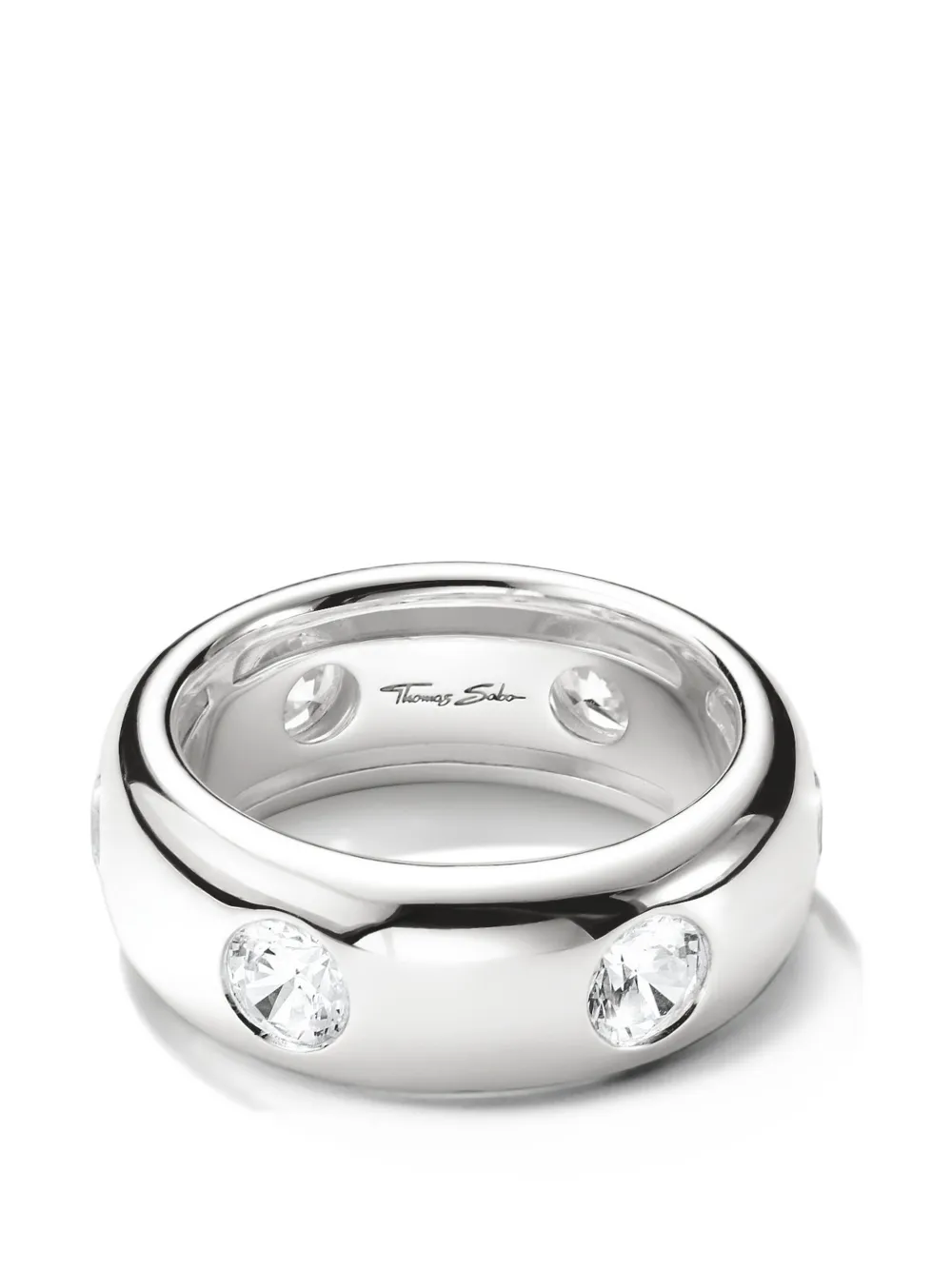 Thomas Sabo Bold Elegance zirconia ring - Argento