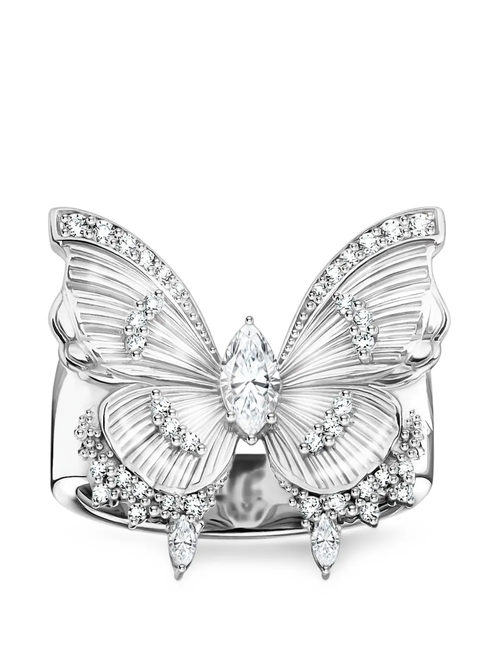 Thomas Sabo Butterfly Paradise cocktail ring - Argento