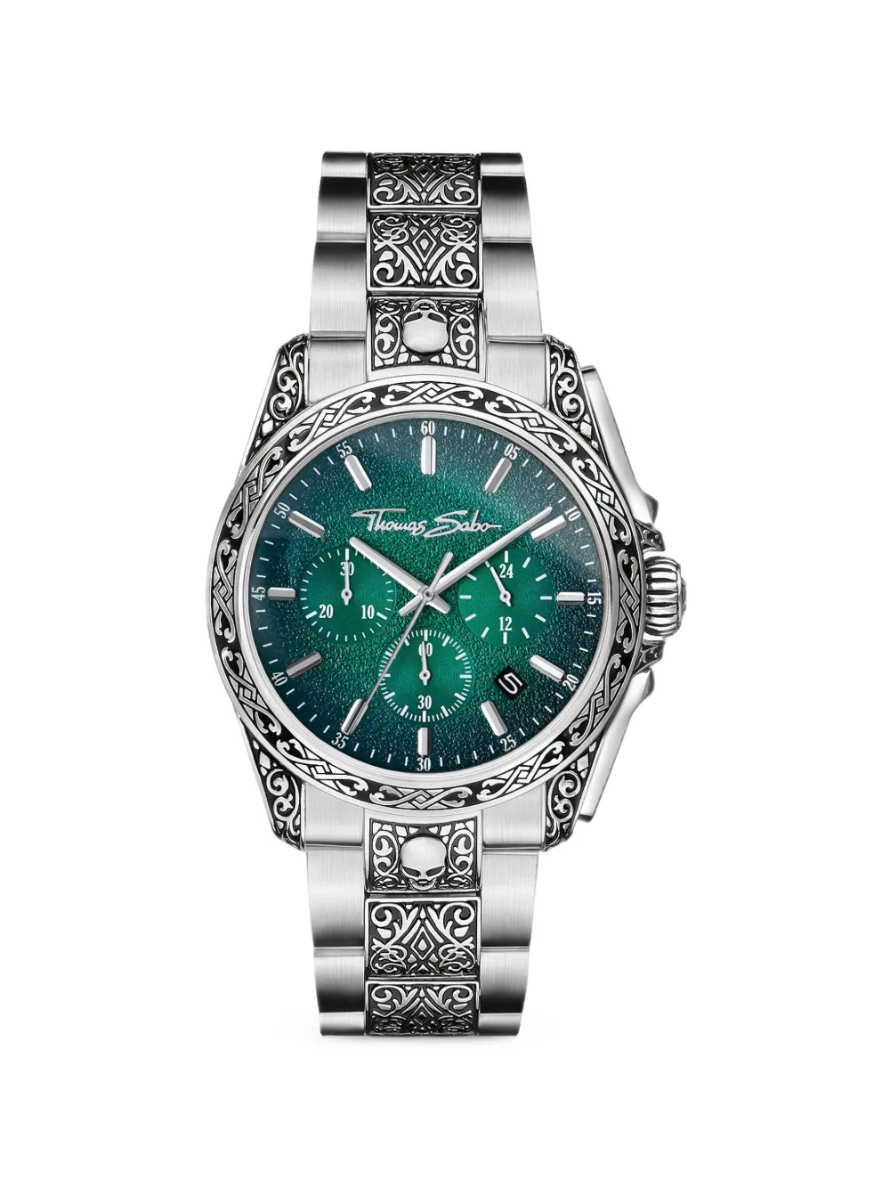 Thomas Sabo Rebel at Heart Engraved 41mm watch - Verde