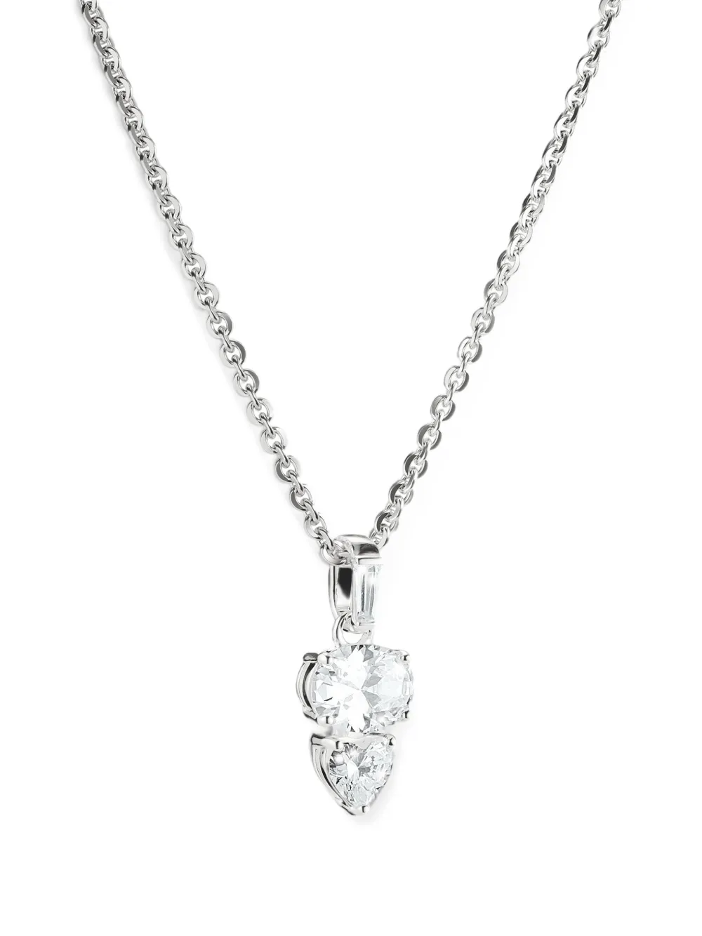 Thomas Sabo oval-pendant necklace - Argento
