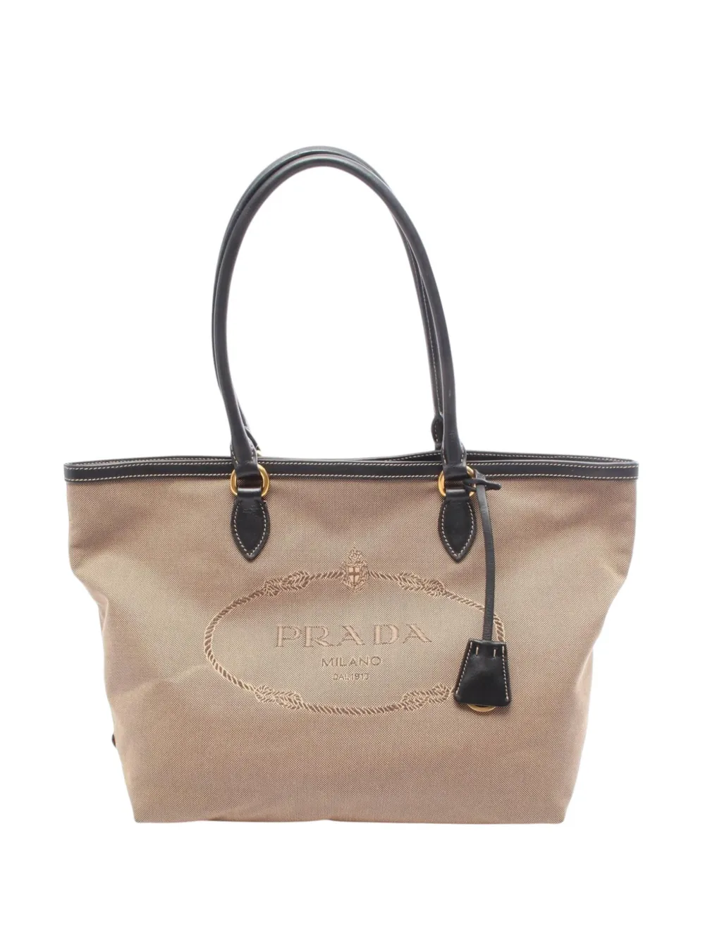 Prada Pre-Owned 2013-2026 Canvas Canapa Logo tote bag - Toni neutri
