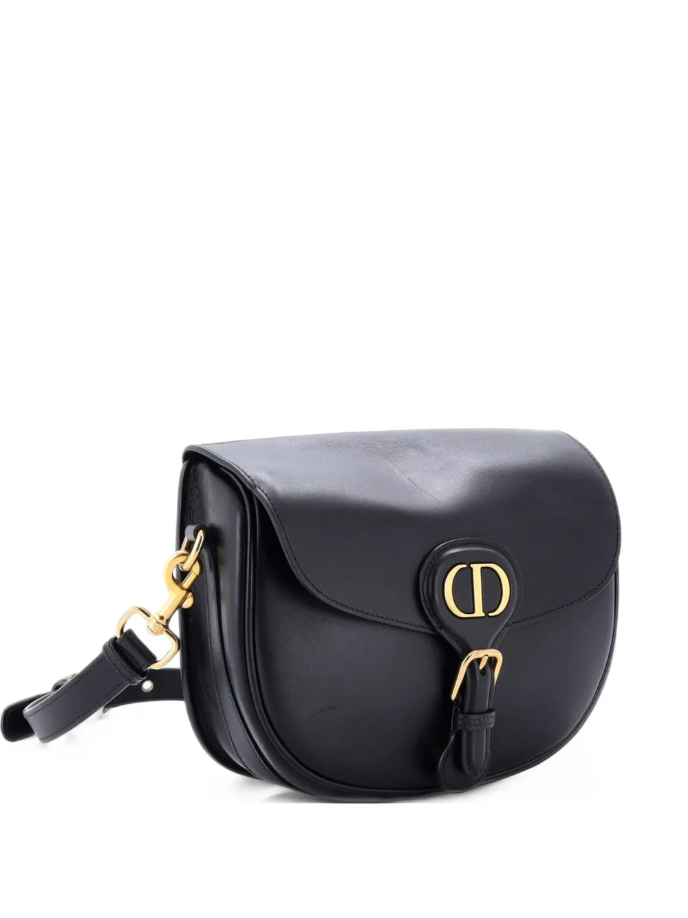 Christian Dior Pre-Owned Bobby Flap Bag Leather Medium crossbody bag - Schwarz