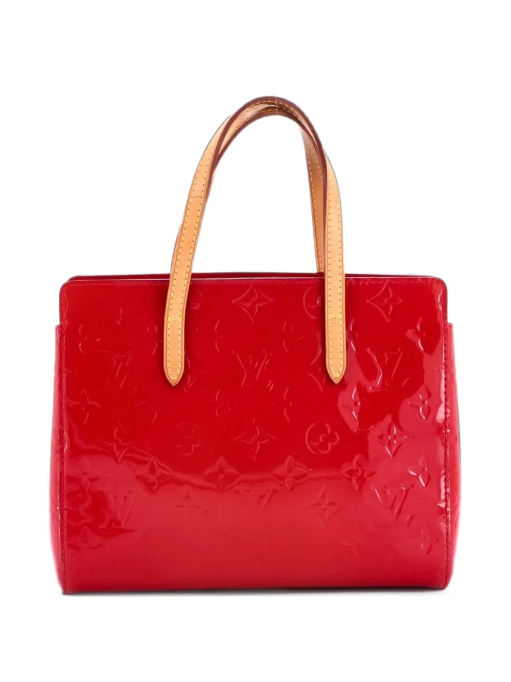 Louis Vuitton Pre-Owned Catalina Handbag Monogram Vernis BB tote bag - Red