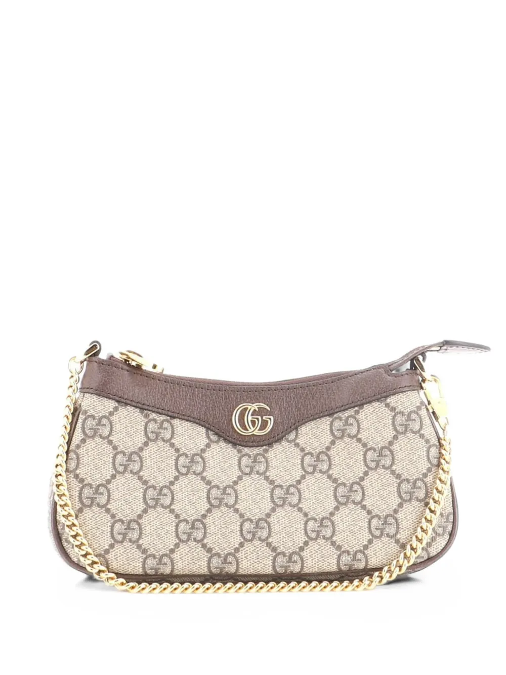 Receipt Editable Mini Gucci Pre-Owned Ophidia Charm Shoulder Bag GG Coated Canvas With ...