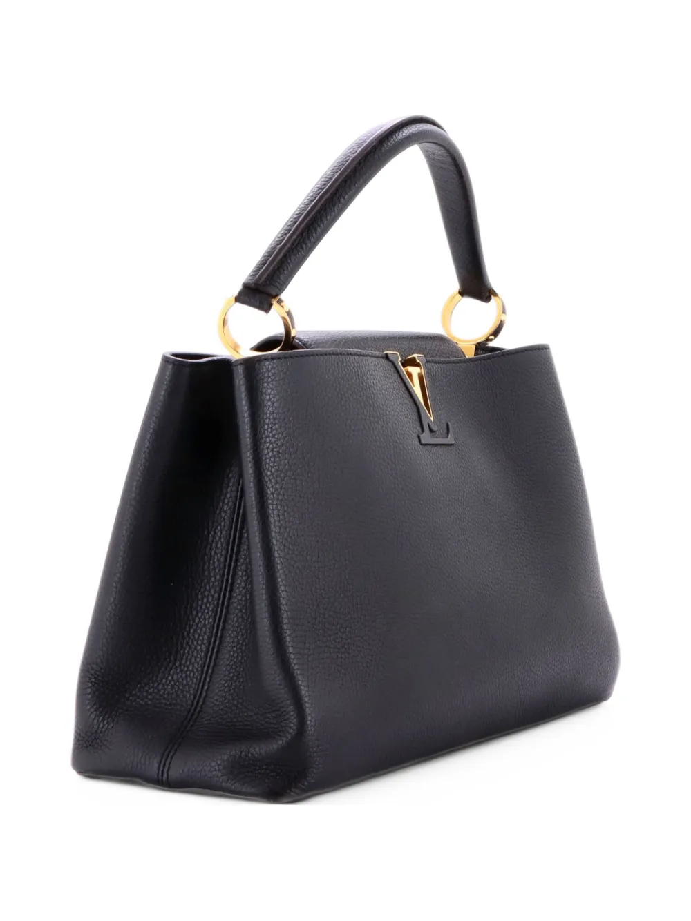 Louis Vuitton Pre-Owned Capucines Bag Leather GM satchel - Nero