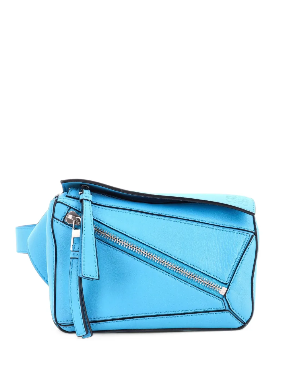 Loewe Pre-Owned Puzzle Bumbag Leather Mini belt bag - Blau