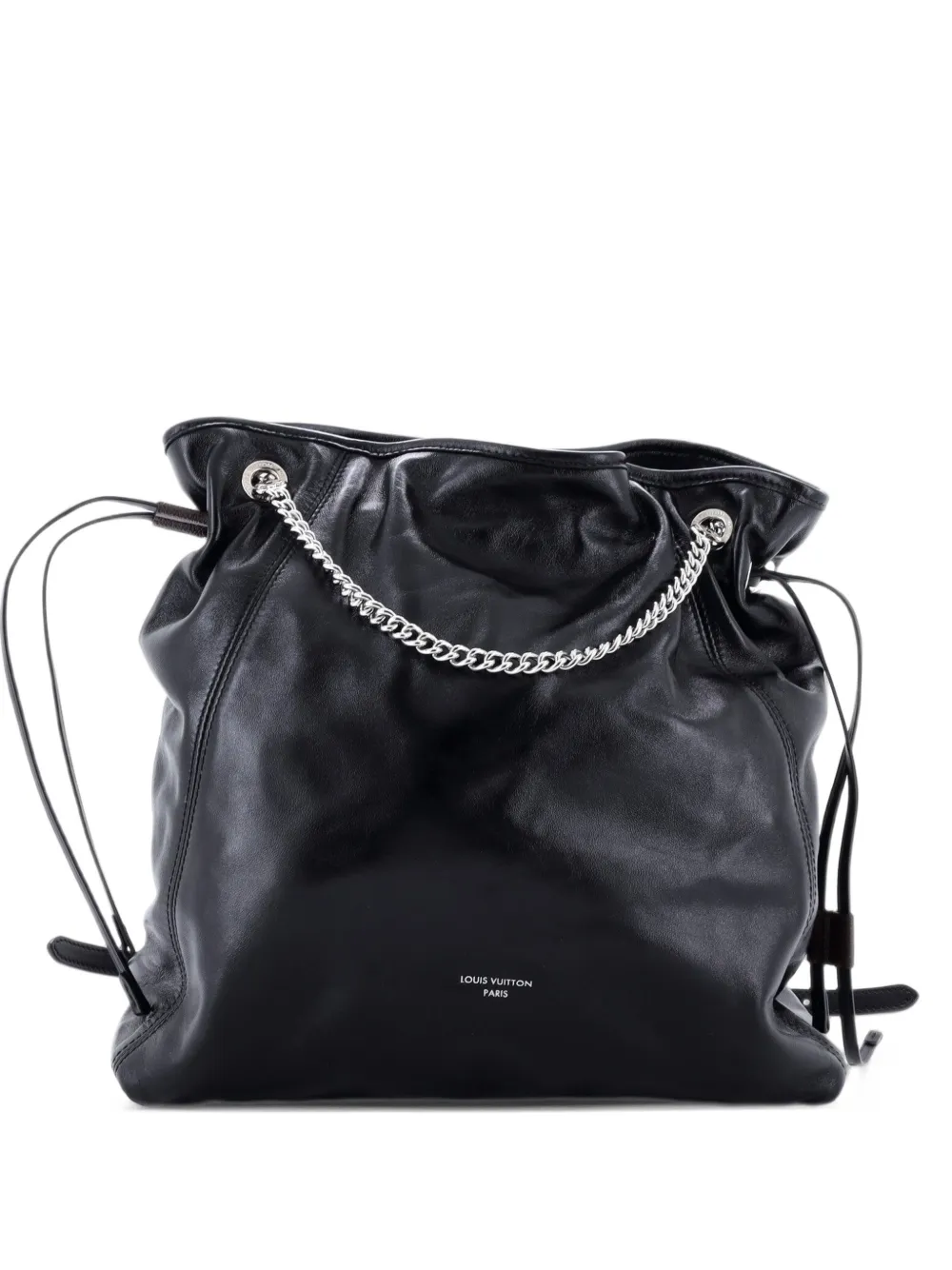 Louis Vuitton Pre-Owned Off Duty Vibe Handbag Leather MM hobo bag - Black