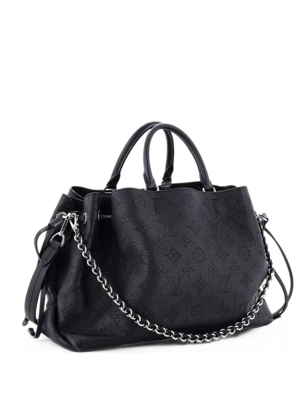 Louis Vuitton Pre-Owned Bella Mahina Leather tote bag - Black