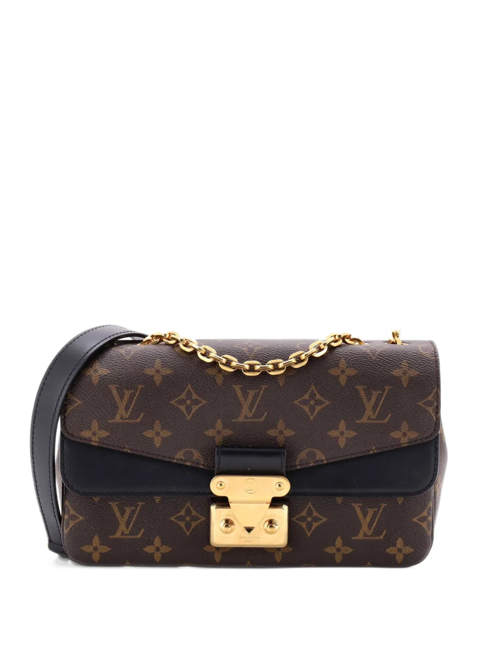 Louis Vuitton Pre-Owned Marceau Handbag Monogram Canvas with Leather shoulder bag - Schwarz