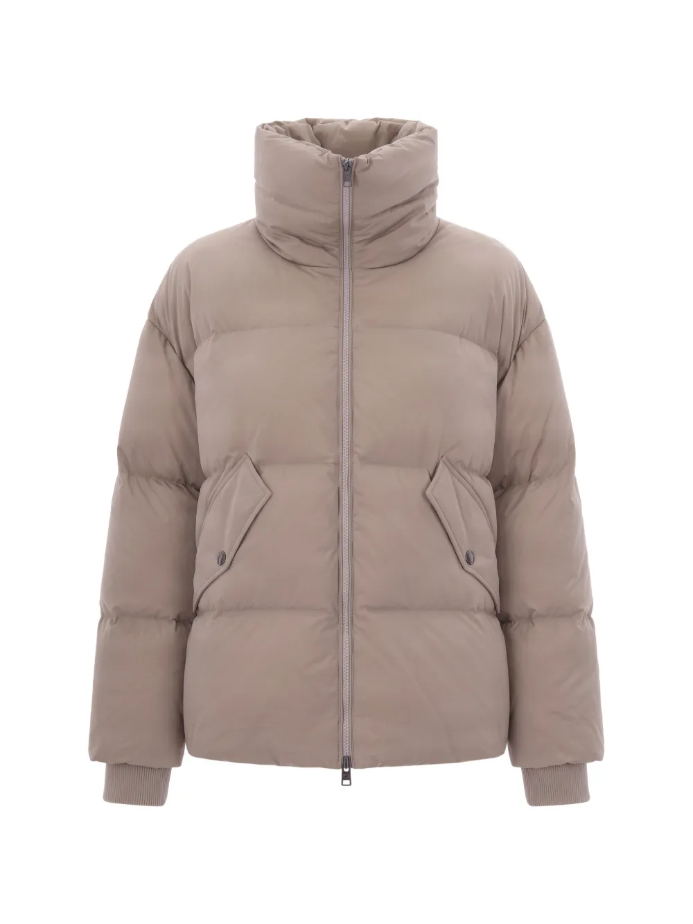 Woolrich Kelly quilted high-neck puffer jacket Beige