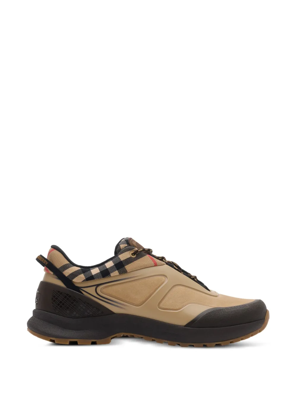 Burberry Check and mesh Discover sneakers​ - Neutrals