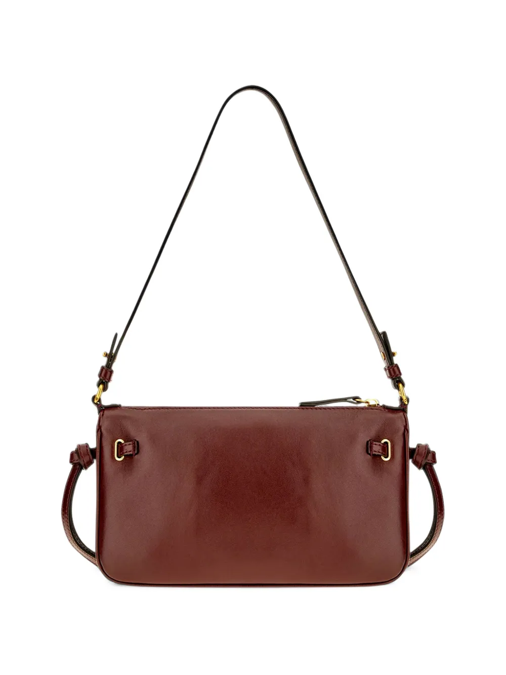 Chloé Padlock leather shoulder bag Rood