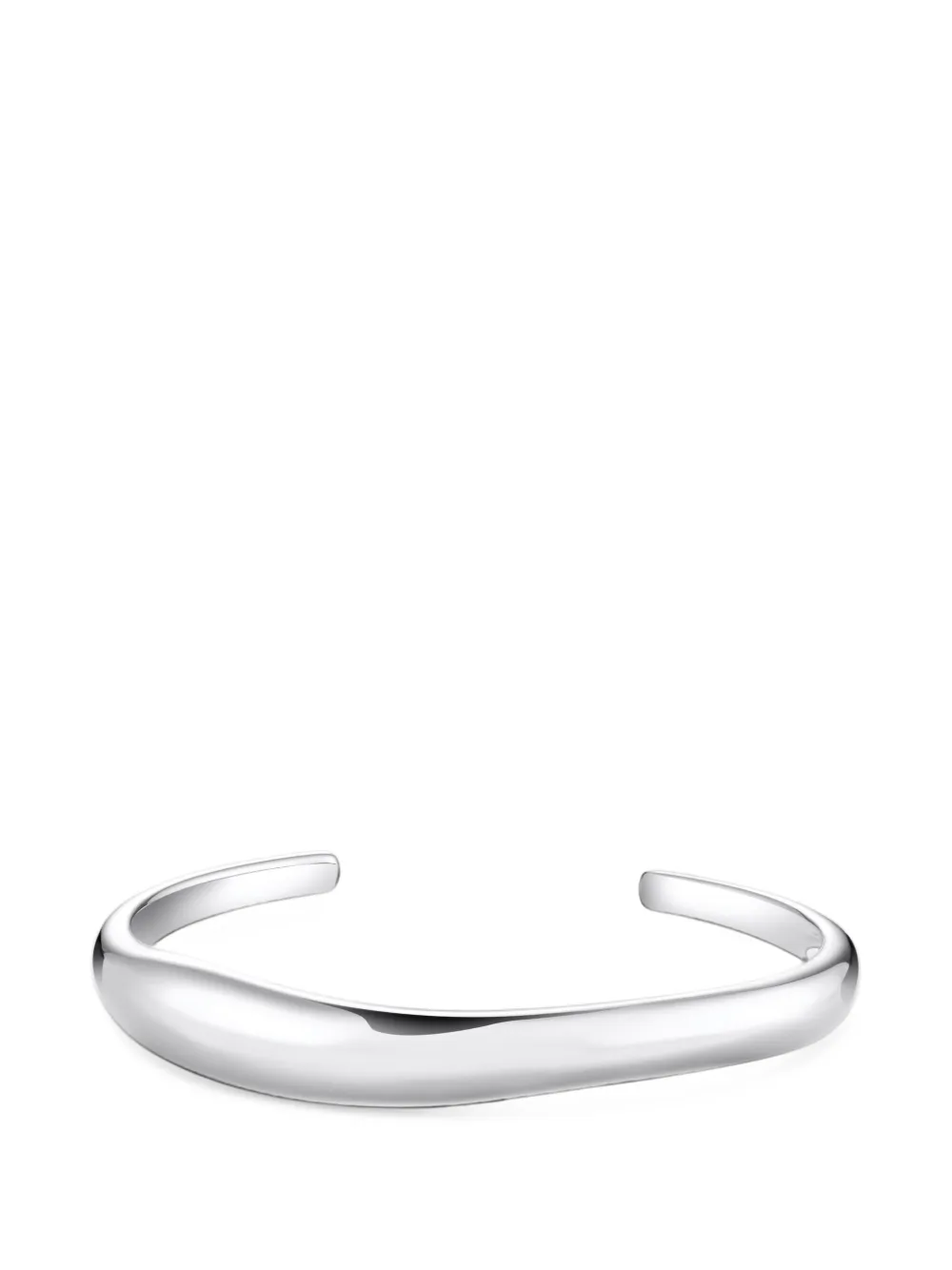 Thomas Sabo organic-shape cuff bracelet - Argento