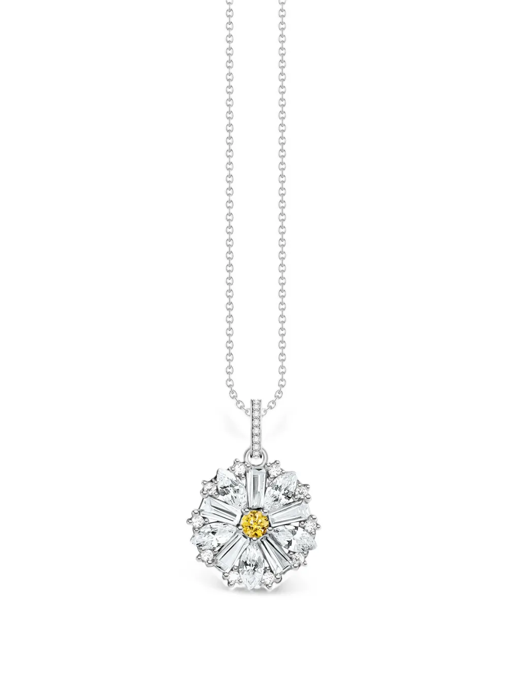 Thomas Sabo Lovely Daisy recycled sterling-silver necklace - Argento