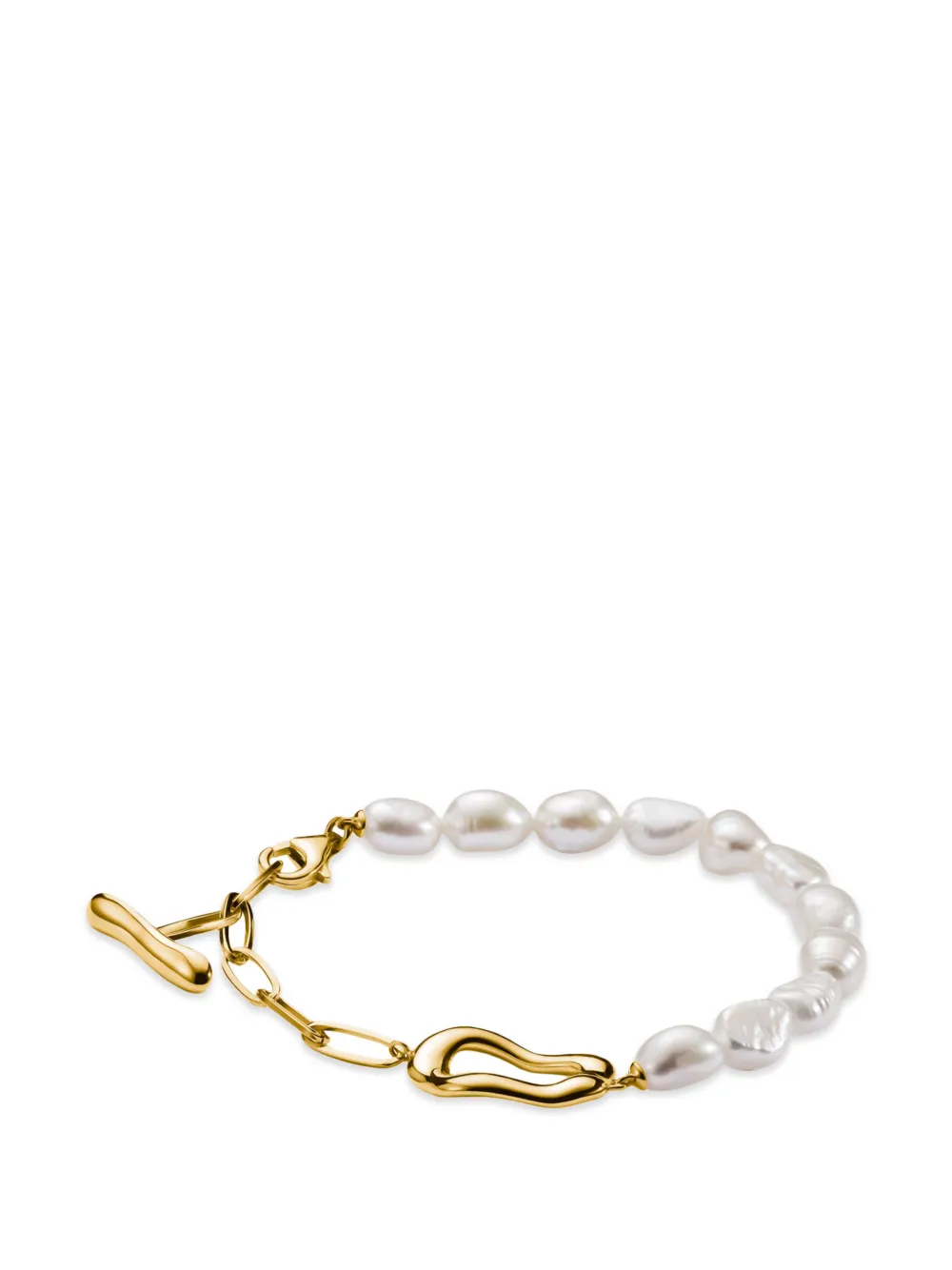 Thomas Sabo Natural Beauty pearl-embellished chain bracelet - Oro