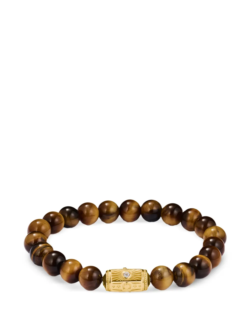 Thomas Sabo tiger-eye Luck bead bracelet - Oro