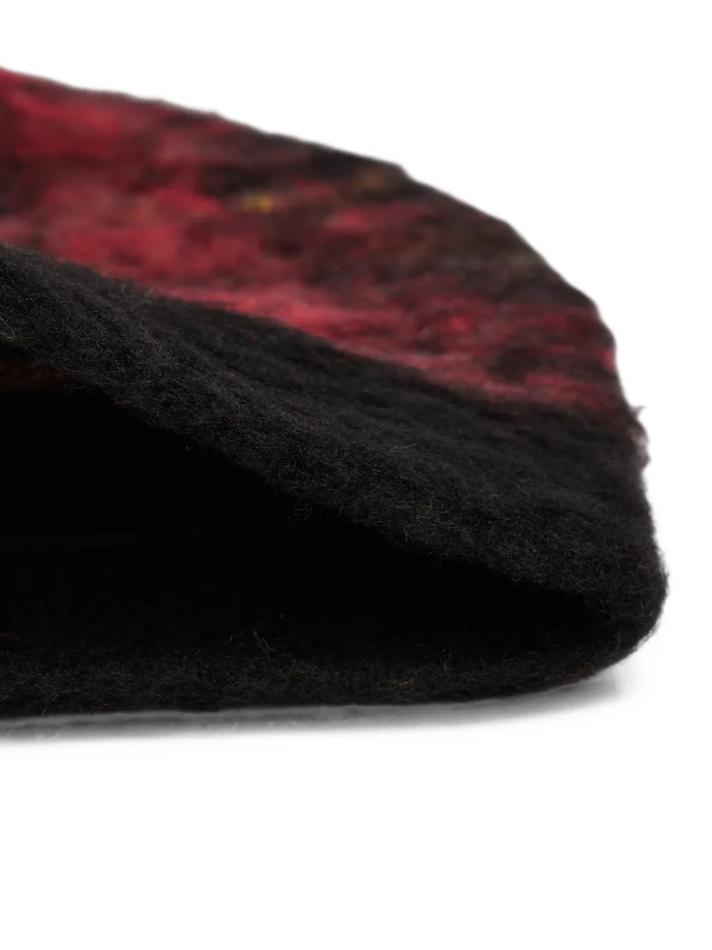 Y's Muts met ruit-patroon en ritsdetail Rood