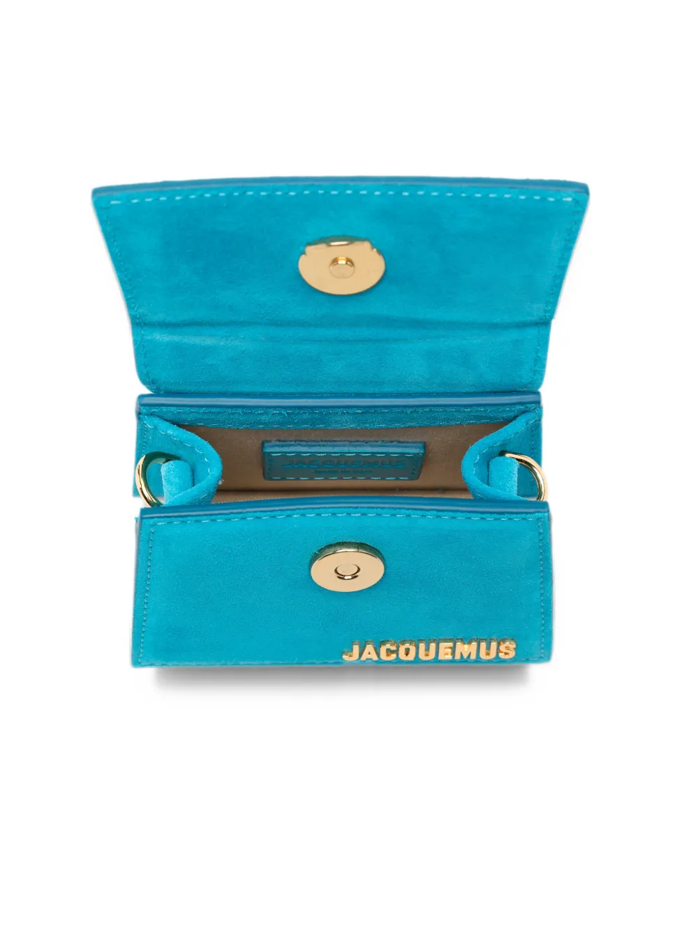 Jacquemus mini Le Chiquito leather mini bag Blauw