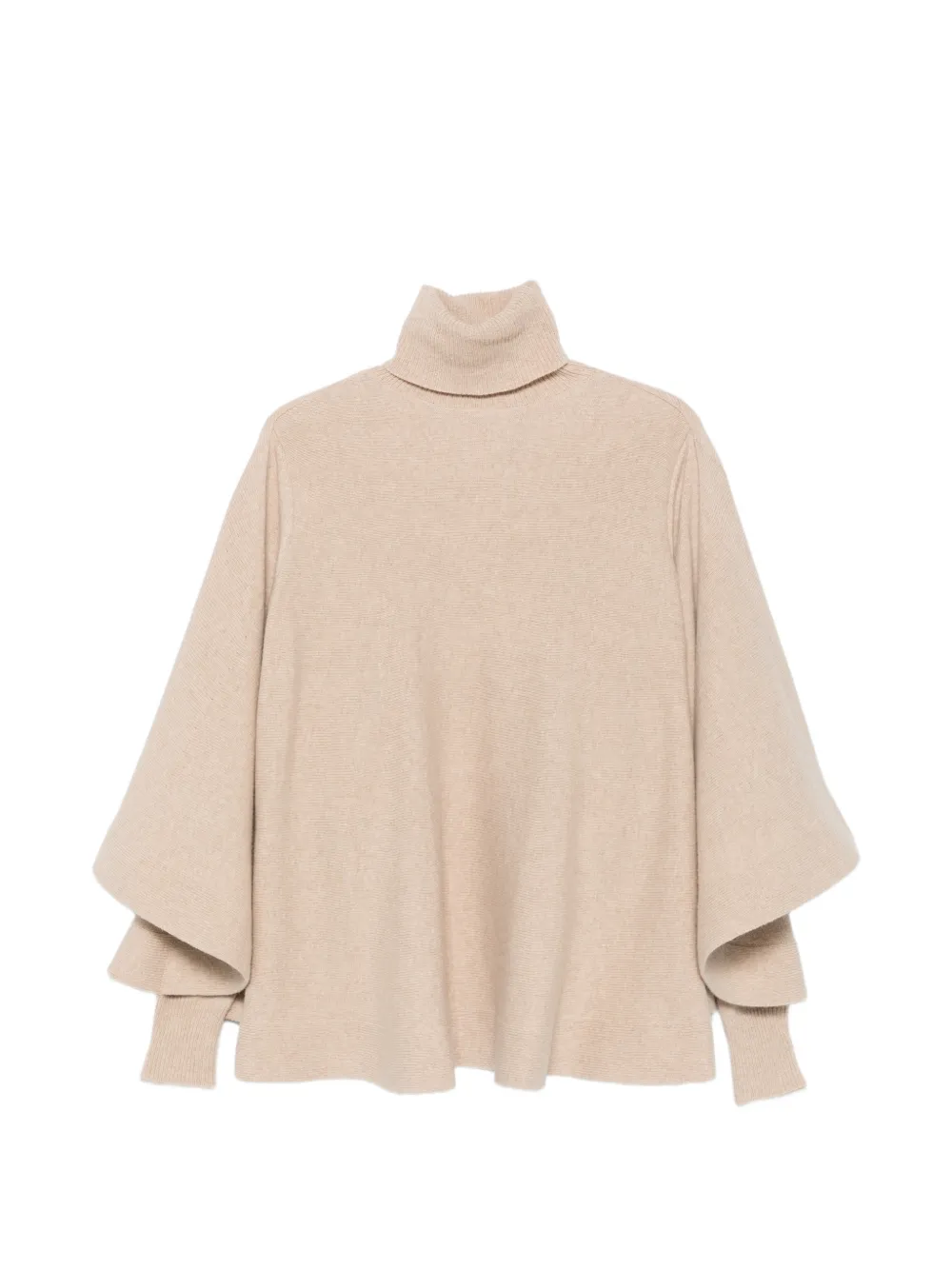 Jacquemus Fiocco draped-sleeve sweater Beige