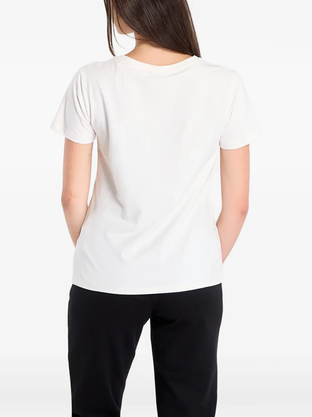GUESS USA logo-plaque T-shirt Wit
