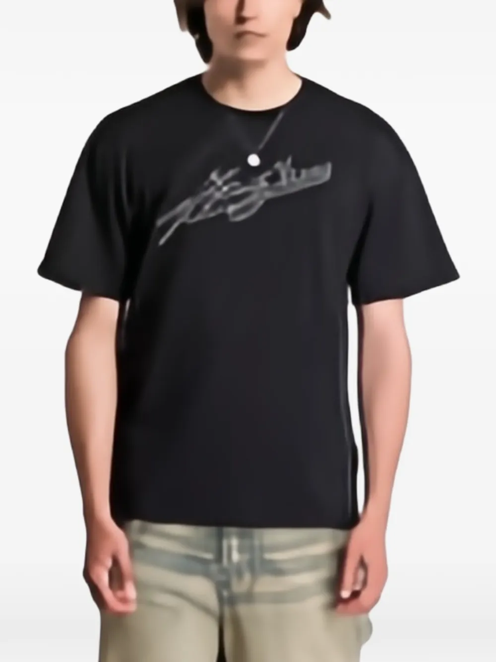 Karl kani Jeans oversized T-shirt Zwart
