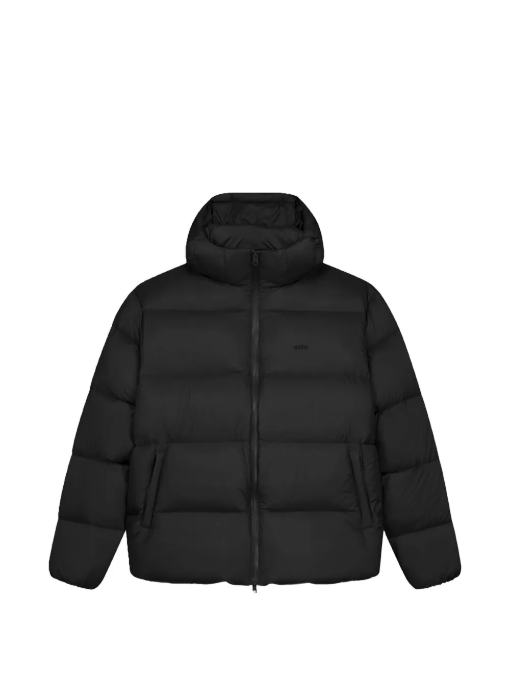 Arte Antwerp Ripstop Hooded Padded Jacket In Black