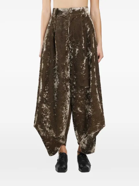 Uma Wang Popl velvet trousers