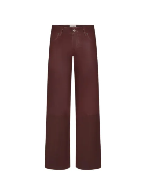 FRAME high-waisted wide-leg trousers