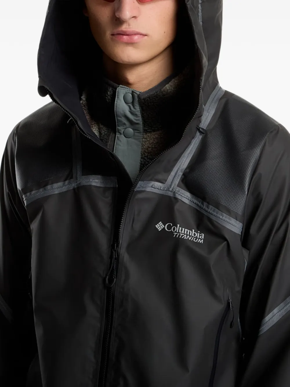 Columbia Whistler Peak hooded jacket Zwart