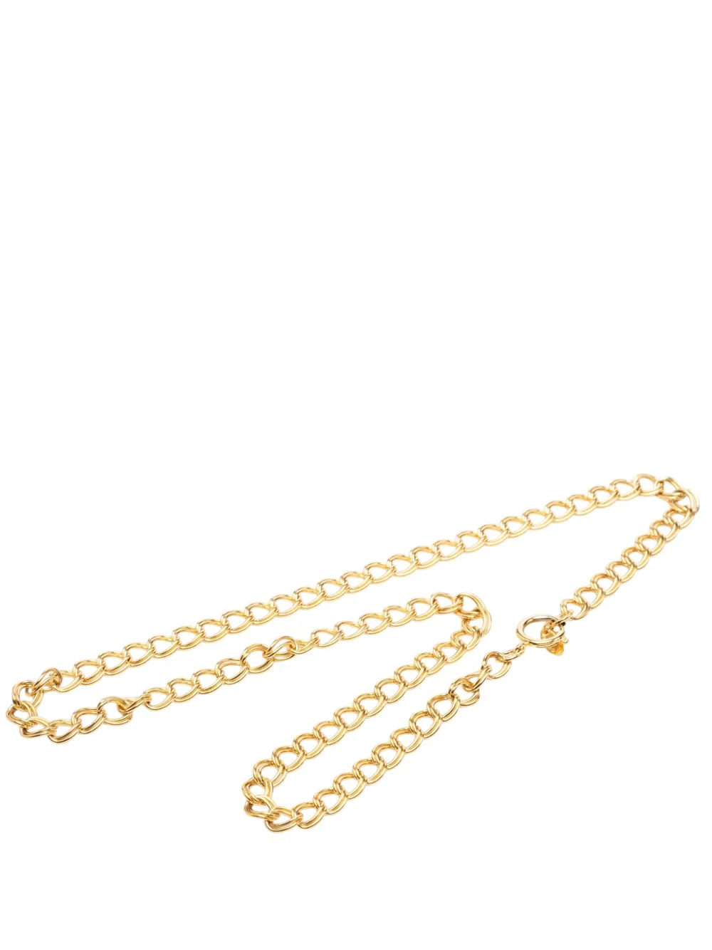 CHANEL Pre-Owned 1970-1980 Gold Plated Chain Necklace costume necklace