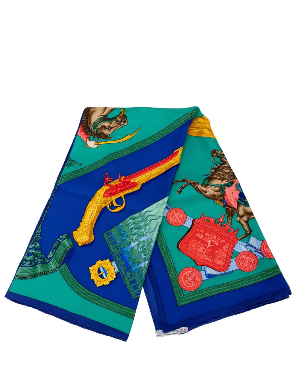 Hermès Pre-Owned 1980-2000 Hommage a lAmtie Franco Hellenique Silk Scarf 90 scarves - Mehrfarbig