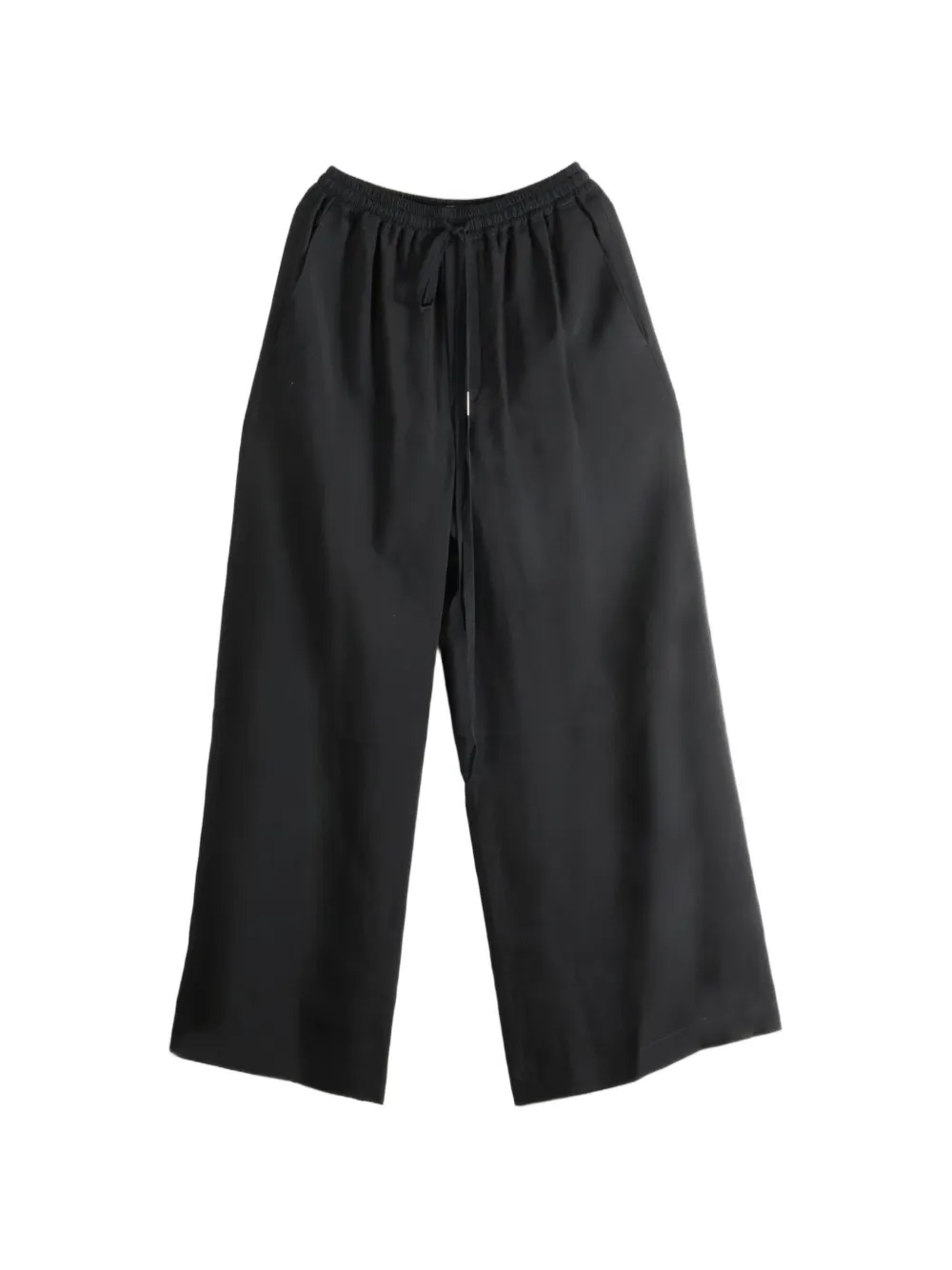 Ann Demeulemeester Eron drawstring wide-leg trousers Zwart