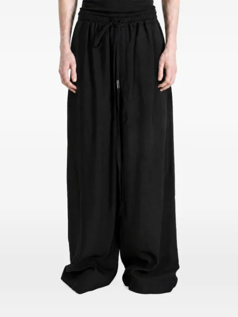 Ann Demeulemeester Eron drawstring wide-leg trousers
