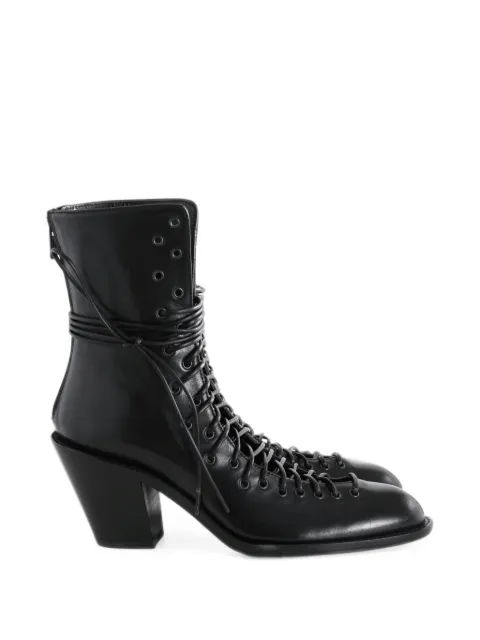 Ann Demeulemeester Noelia lace-up leather ankle boots