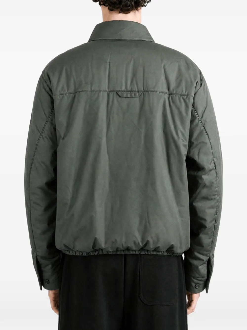 Rier padded zip-up jacket Grijs