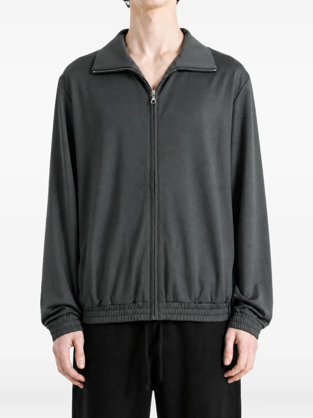 Rier Polar zip-up high-neck sweatshirt Grijs