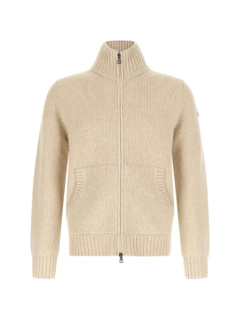 Moncler ribbed-knit zip-up cardigan