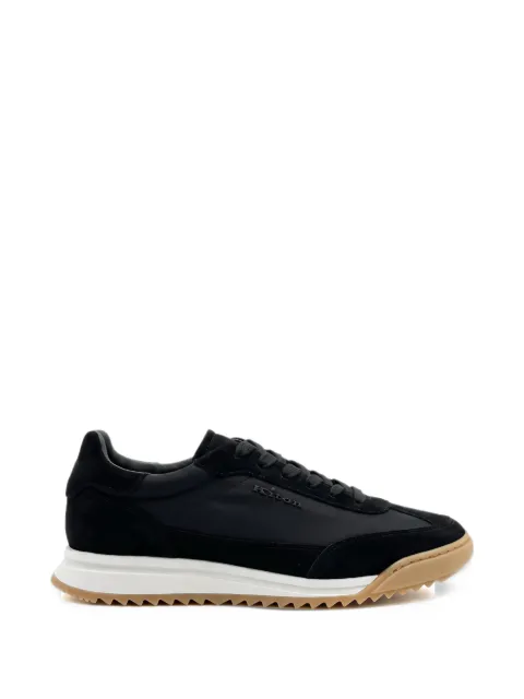 Kiton round-toe leather low-top sneakers
