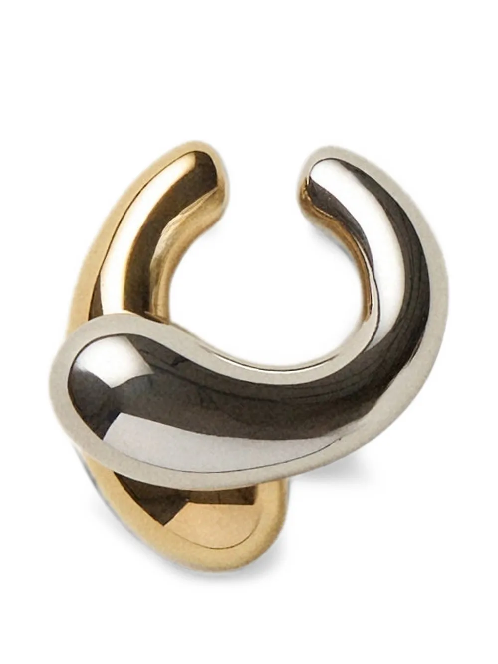 Panconesi Blow Up Helix two-tone-design ear cuff - Oro