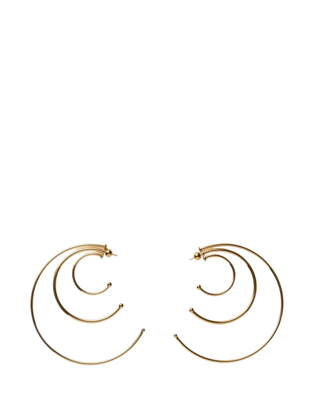 Panconesi Solar hoop earrings - Oro