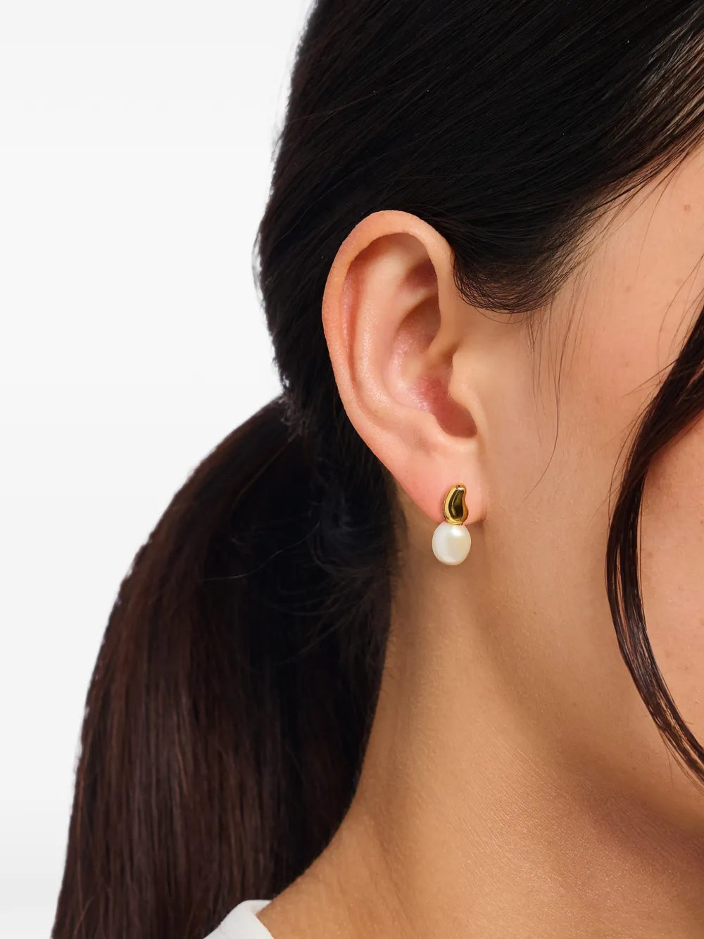 Thomas Sabo Natural Beauty pearl earrings - Oro