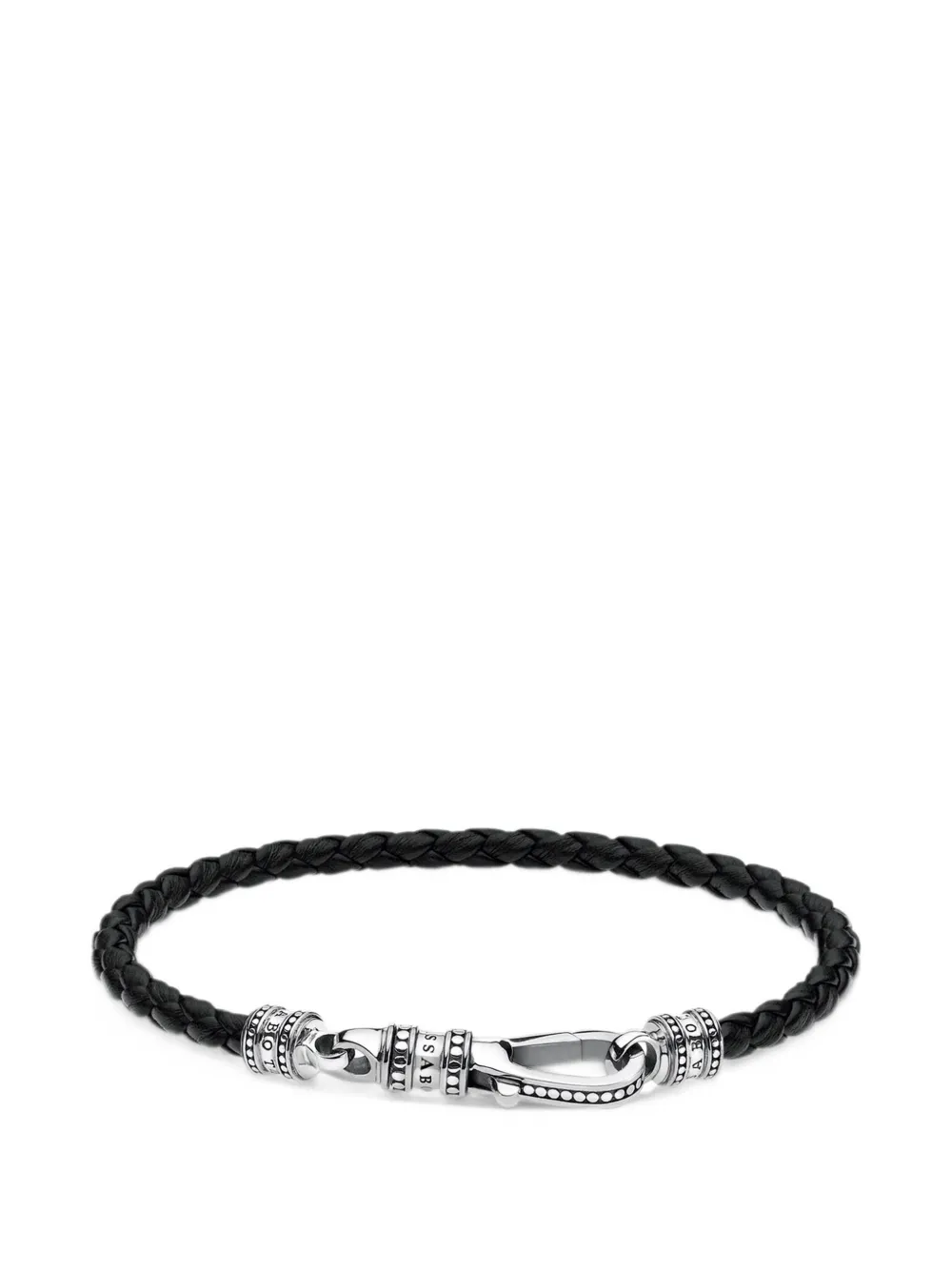 Thomas Sabo braided sterling-silver-detail bracelet - Argento