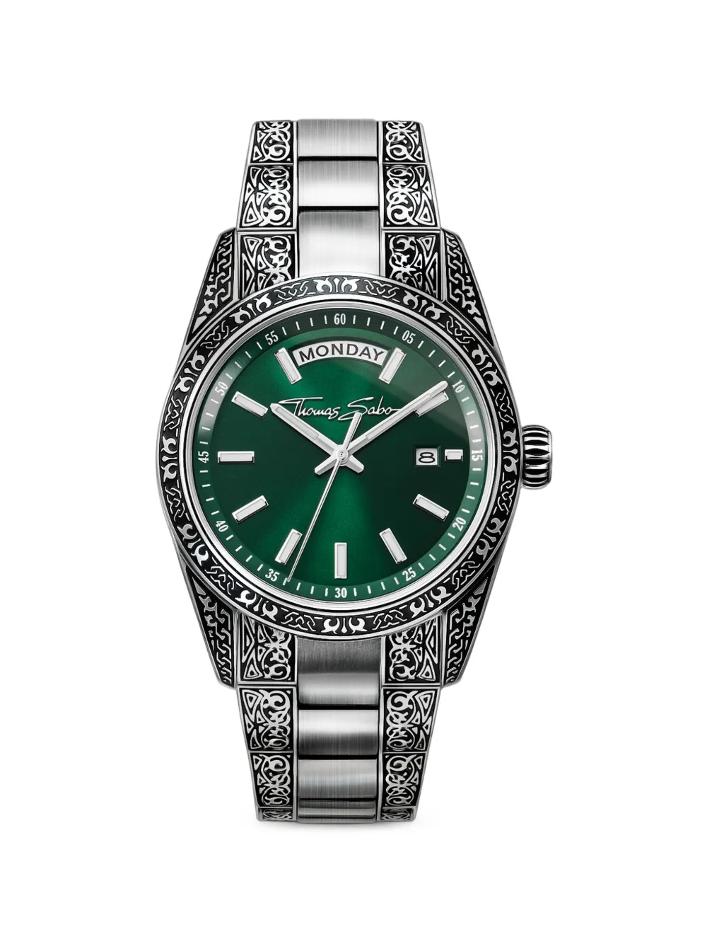 Thomas Sabo Rebel at Heart Revive 36mm watch - Verde