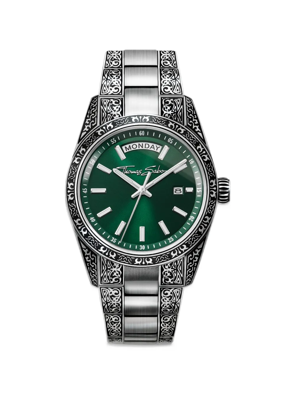 Thomas Sabo Rebel at Heart Revive 36mm watch - Verde