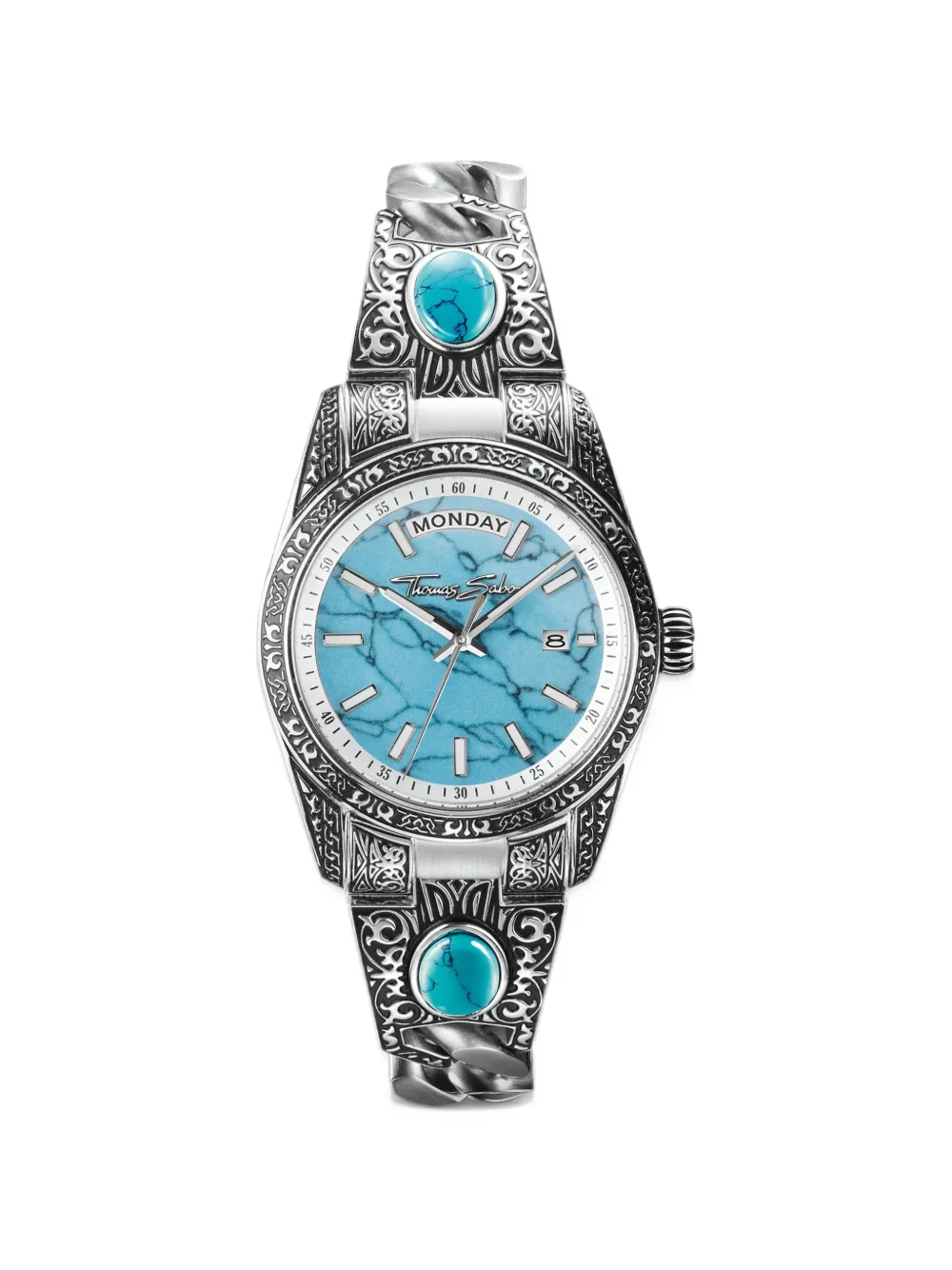 Thomas Sabo Western Accanthus Rebel 36mm watch - Blu
