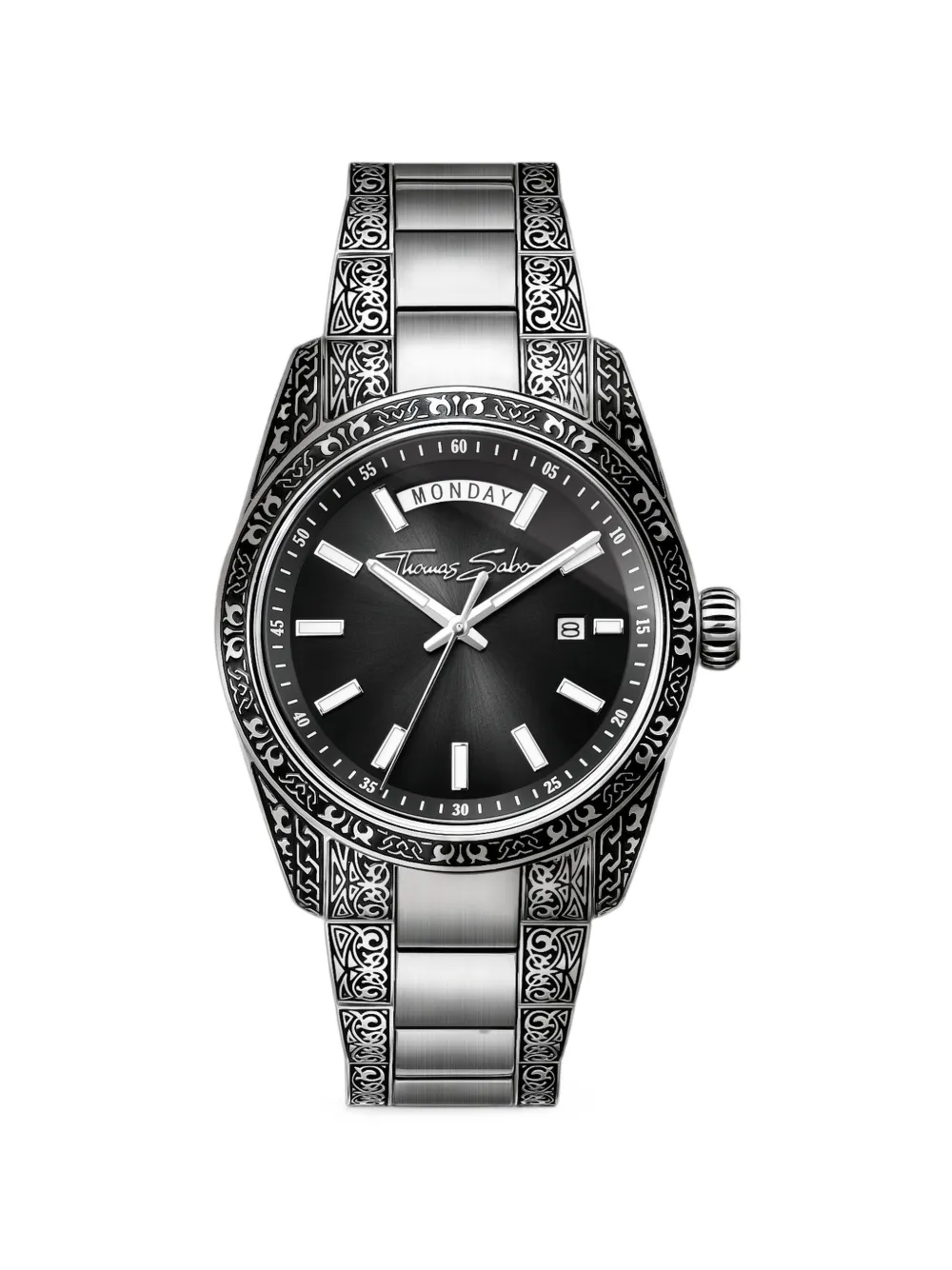 Thomas Sabo Rebel at Heart Revive 40mm watch - Nero