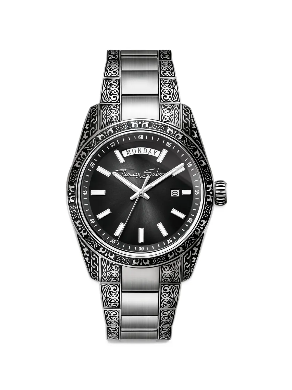 Thomas Sabo Rebel at Heart Revive 40mm watch - Nero