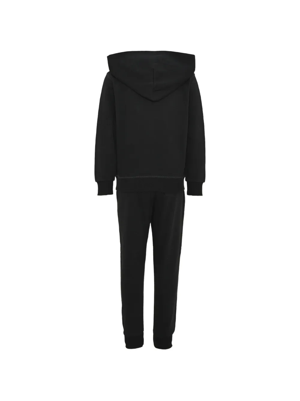 New Balance Kids logo-print zip-up tracksuit Zwart